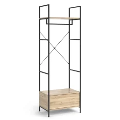 Vicco Kleiderschrank "Enya", Holz, 60 x 180 cm mit Schublade