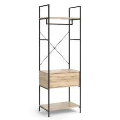 Vicco Kleiderschrank "Enya", Holz, 60 x 180 cm mit Schublade