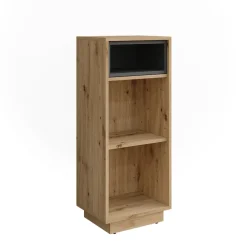Vicco Midischrank Artisan Eiche/Anthrazit Beatrice 38x93x30 cm - Aufbewahrungsschrank, Viel Stauraum für Handtücher, Kosmetik & Pflegeprodukte