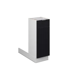 Vicco Regalinselunterschrank "Fame-Line", Schwarz gestreift, 30 cm ohne Arbeitsplatte