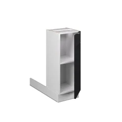 Vicco Regalinselunterschrank "Fame-Line", Schwarz gestreift, 30 cm ohne Arbeitsplatte