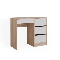 Vicco Schminktisch Sonoma Sherry 90x75x40 cm - Frisiertisch, 4 Schubladen für unterschiedliche Aufbewahrungsbedürfnisse