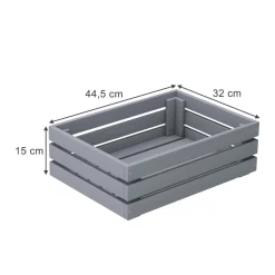 Vicco Schubkasten "Novaro", Grau, 2er Set