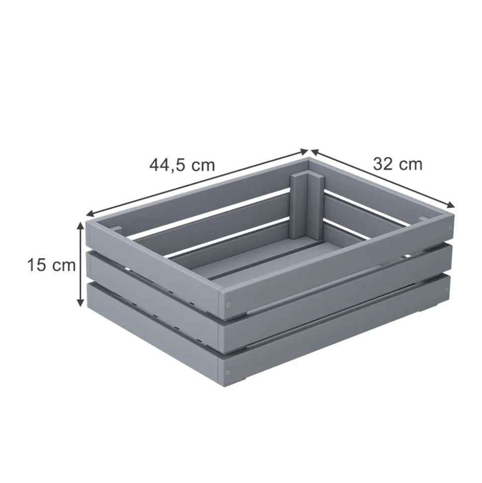 Vicco Schubkasten "Novaro", Grau, 2er Set