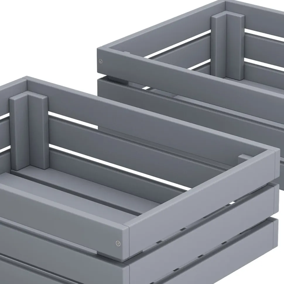 Vicco Schubkasten "Novaro", Grau, 2er Set