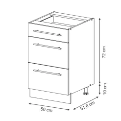 Vicco Schubladenunterschrank