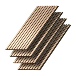 Vicco Wandpaneele "Akustikpaneel", Eiche, 4 Stück