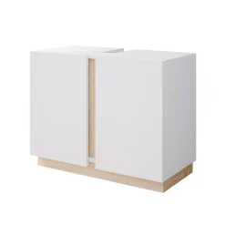 Vicco Waschbeckenunterschrank Weiß Gloria 70x56x35 cm - Unterschrank für das Badezimmer, Unterschrank- und Hängeschrank-Kombination