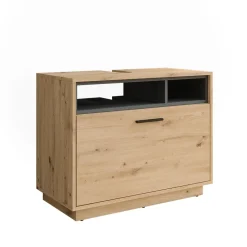Vicco Waschbeckenunterschrank Artisan Eiche/Anthrazit Beatrice 80x85x35 cm - Unterschrank, Zusätzlicher Stauraum direkt unter dem Waschbecken