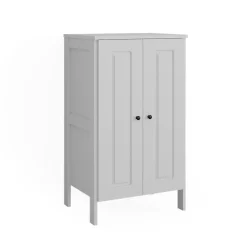 Vitalispa Kinderkleiderschrank Weiß Ajaton - 70x121x53 cm aus Spanplatte - Kinderregal für Kinder und Teenager, praktische Lösung für gut organisierte Räume