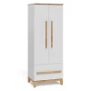 Vitalispa Kinderkleiderschrank Weiß/Artisan 70 x 186.8 cm, Malia
