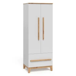 Vitalispa Kinderkleiderschrank Weiß/Artisan 70 x 186.8 cm, Malia