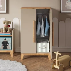 Vitalispa Kinderkleiderschrank Cashmere 70 x 120 cm, Malia