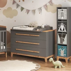 Vitalispa Kinderregal Grau/Artisan 35.2 x 159.5 cm, Malia