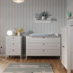 Vitalispa Kommode Weiß Ajaton - 60x88x53 cm gefertigt aus Spanplatte - Die Kommode mit Schubladen für Kinder und Teenager, für den schnellen Zugriff auf das Wesentliche