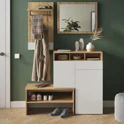 Wandgarderobe Selena Weiß/Artisan 44 x 83 cm Vicco