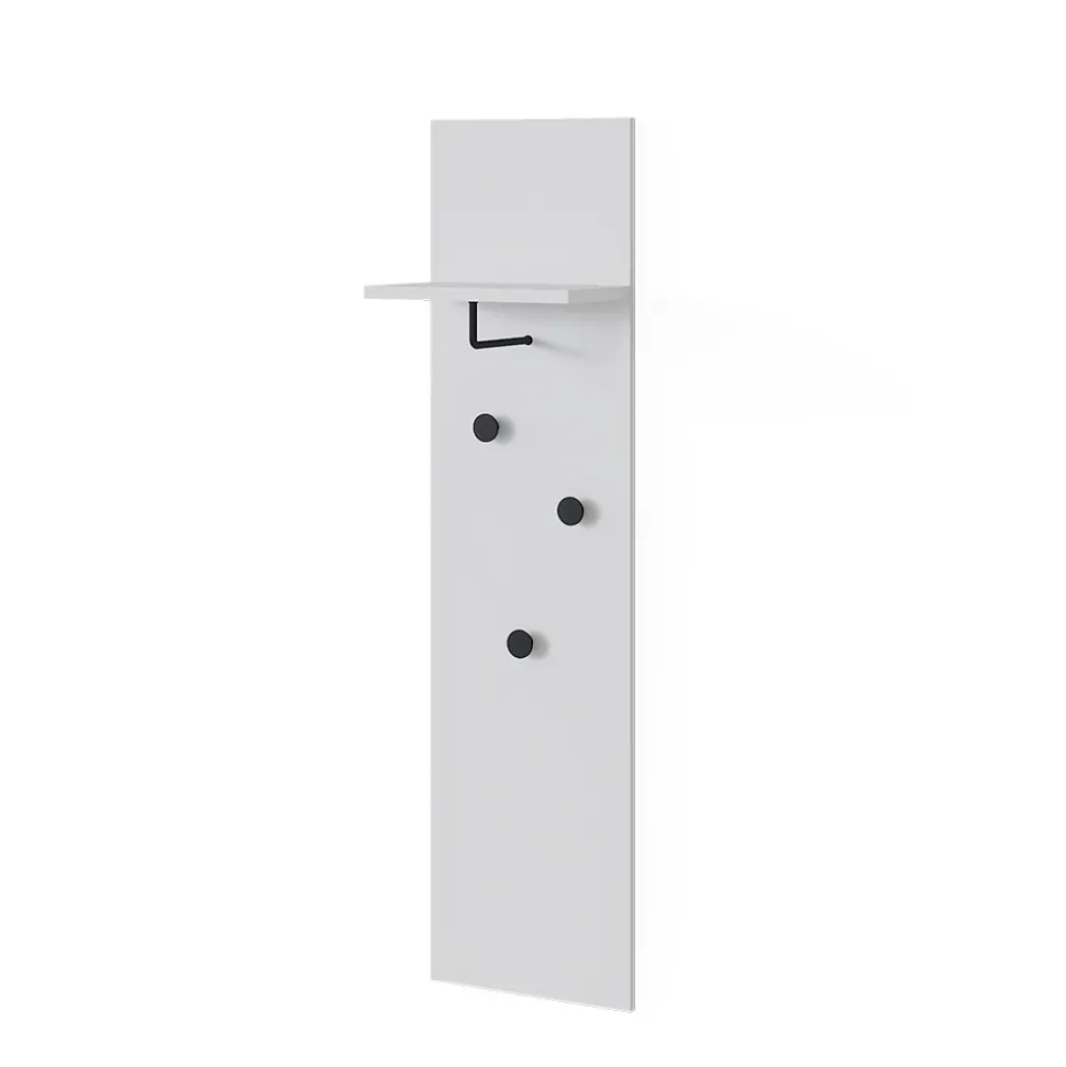 Wandgarderobe Siri Weiß 36 x 135 cm Vicco