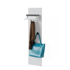 Wandgarderobe Siri Weiß 36 x 135 cm Vicco