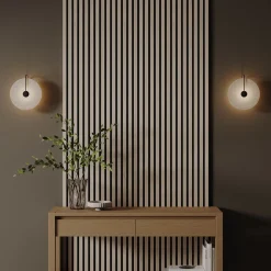 Wandpaneele Akustikpaneel Braun 4 Stück Vicco