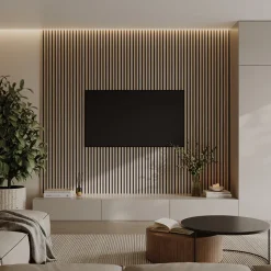 Wandpaneele Akustikpaneel Braun 12 Stück Vicco