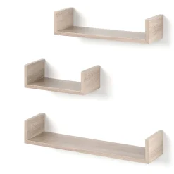 Wandregal Sonoma 60 x 10 cm 3er Set Vicco