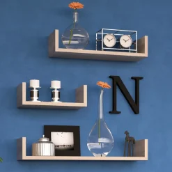 Wandregal Sonoma 60 x 10 cm 3er Set Vicco