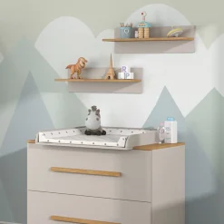 Wandregal Malia Cashmere/Eiche 70 x 20 cm Vitalispa