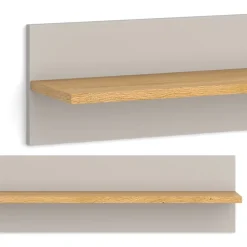 Wandregal Malia Cashmere/Eiche 70 x 20 cm Vitalispa