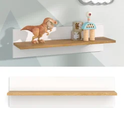 Wandregal Malia Weiß 70 x 20 cm Vitalispa