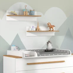 Wandregal Malia Weiß 70 x 20 cm Vitalispa