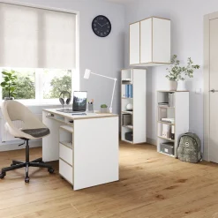 Wandschrank Tetrix Weiß 63 x 75 cm mit 2 Türen Vicco