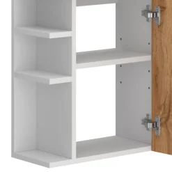 Waschbeckenunterschrank Amadeo Goldkraft Eiche 2 Teile, mit Waschbecken Vicco