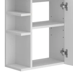 Waschbeckenunterschrank Amadeo Weiß 2 Teile, mit Waschbecken Vicco