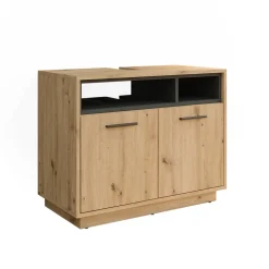 Waschbeckenunterschrank Beatrice Artisan Eiche/Anthrazit 80 x 64 cm Vicco