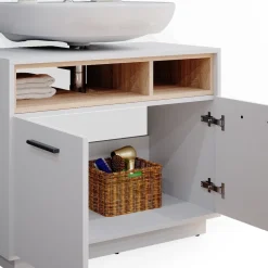 Waschbeckenunterschrank Beatrice Weiß 80 x 64 cm Vicco