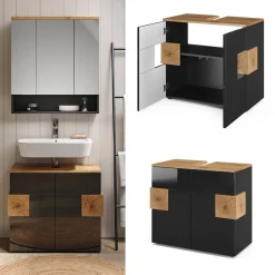 Waschbeckenunterschrank Eden Anthrazit 73.1 x 64 cm Vicco