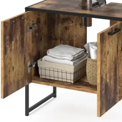 Waschbeckenunterschrank Fyrk Antikholz 60 x 60 cm Vicco