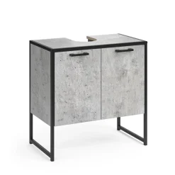 Waschbeckenunterschrank Fyrk Beton 60 x 60 cm Vicco