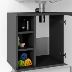 Waschbeckenunterschrank Fynn Anthrazit 60 x 54 cm Vicco