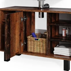 Waschbeckenunterschrank Fynn Antikholz 80 x 54 cm Vicco
