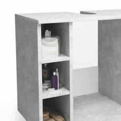 Waschbeckenunterschrank Fynn Beton 60 x 54 cm Vicco