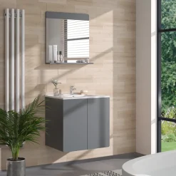 Waschbeckenunterschrank Izan Grau Vicco