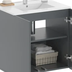 Waschbeckenunterschrank Izan Grau Vicco