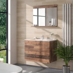 Waschbeckenunterschrank Izan Oldstyle 2-teilig Vicco