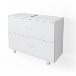 Waschbeckenunterschrank Ilias Weiß 80 x 60.8 cm Vicco