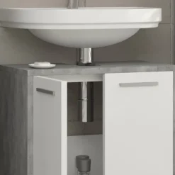 Waschbeckenunterschrank Kiko Beton 58 x 60 cm Vicco