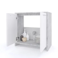 Waschbeckenunterschrank Kiko Beton 58 x 60 cm Vicco