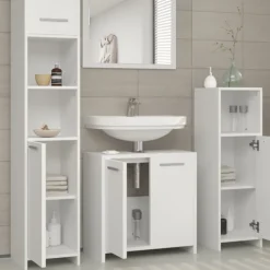 Waschbeckenunterschrank Kiko Weiß 58 x 60 cm Vicco