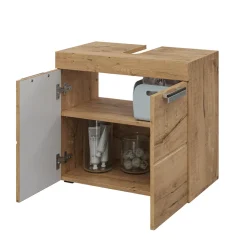 Waschbeckenunterschrank Luna Eiche Wotan 60 x 56 cm Vicco