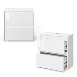 Waschbeckenunterschrank Majest Weiß 60.2 x 62.1 cm Vicco